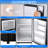 Compact Refrigerator | Two Door Mini Fridge with Energy-Efficient & Quiet Operation, 7 Settings Temperature Adjustable | for Dorm, Office, Bedroom, Kitchen, Bar Use​ with Adjustable Shelves