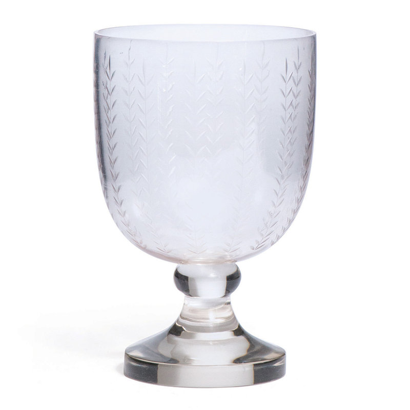 11'' H Glass Tabletop Hurricane
