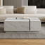 Table basse rectangulaire à plateau coulissant avec 2 tiroirs et 2 rangements cachés pour le salon 47,2 po