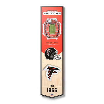 NFL 3D 8x32 Stadiumview Banner