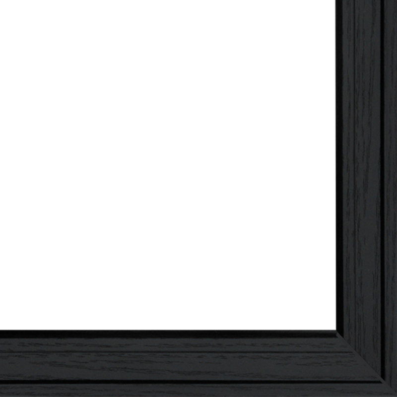 Set of Four Black Framed Seasonal Farmhouse Prints