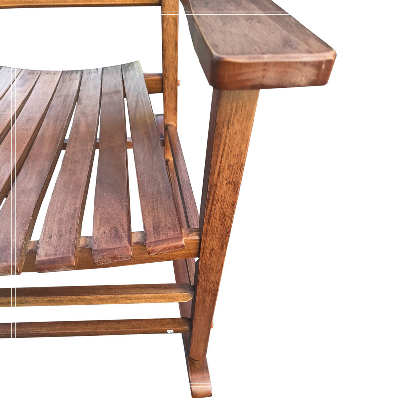 PORCH ADULT ROCKING CHAIR Brown Solid base frame, comfortable, durable, beautiful