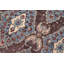Tapis gris / bleu en laine noué à la main 6 pi 3 po x 9 pi Everson Ikat