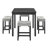 Shayleigh 5 - Person Four Leg Dining Set-1912021771-1912021769-1912021768