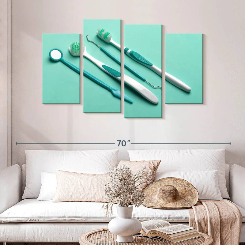 Outils hygiéniques dentaires Alcaraz Green, H 32 po x l 52 po