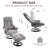 010-Ergonomic Recliner Chair With Ottoman-2105369026