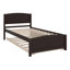 Lit plateforme avec lit gigogne-738194007