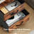 Nightstand with Charging Station and 2 Fabric Drawers, Bedside Table with USB Ports and Outlets, End Table with Open Shelf-1896140758-1911725109