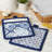 Design Imports Lisbon Damask Cotton Potholder Set