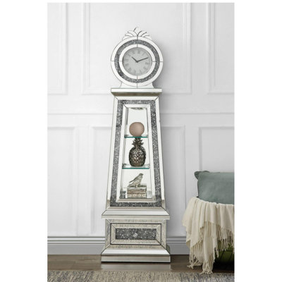 Noralie 63'' H Wood Grandfather Clock