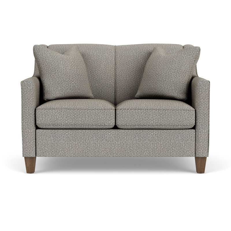 53'' Upholstered Loveseat, Gray Polypropylene/Olefin
