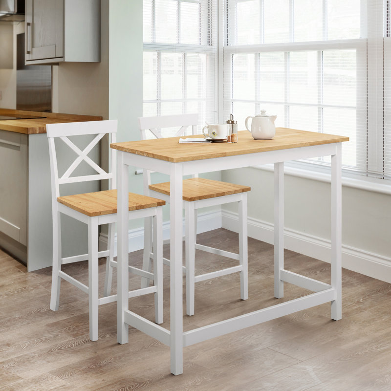 Clarkson 108cm Solid Wood Bar Set