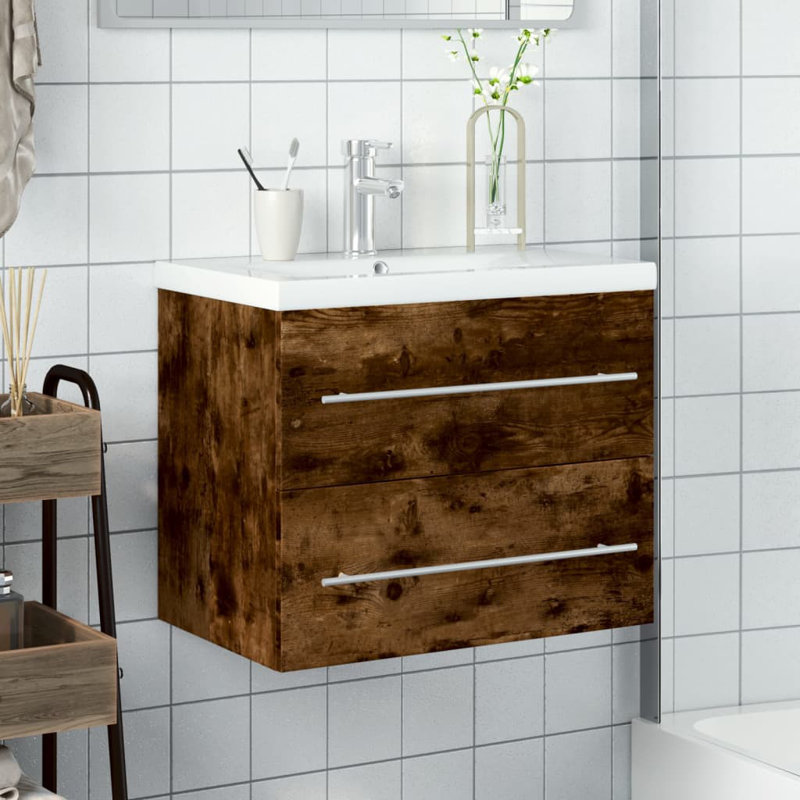 Bloomingdale Under Sink Cabinet, Smoked oak