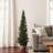 5-Foot-Tall Artificial Cedar Topiary Trees- Potted Indoor or Outdoor UV Protection Plastic Tree in Pot for Home or Office-323761932