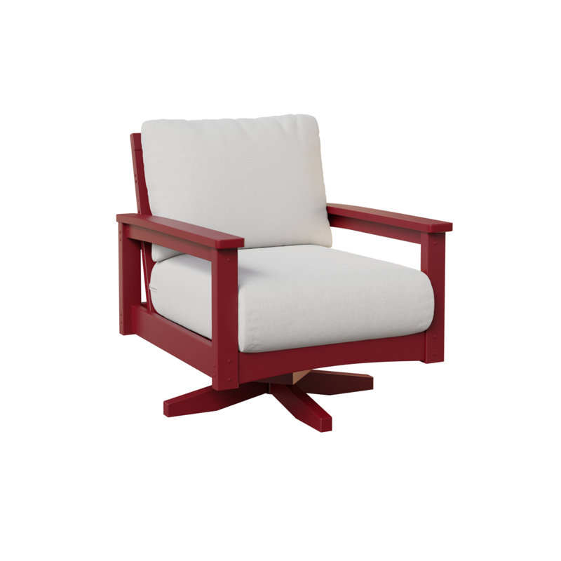 Chaise berçante pivotante et coussins Camden