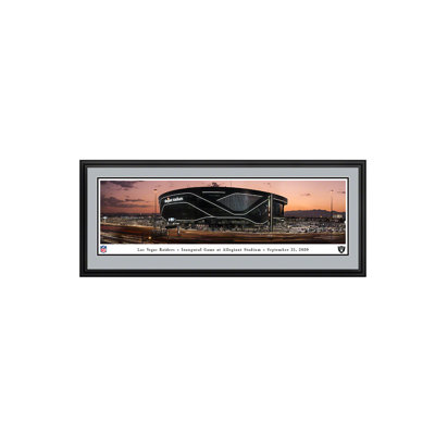 NFL Las Vegas Raiders Stadium, impression panoramique encadrée sur papier