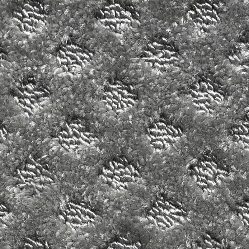 Tapis d'escalier bullnosés antidérapants, Mini treillis à losanges gris, 14