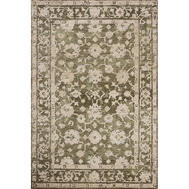 Tapis mousse / naturel Loloi Percival, Rectangle 3 pi 6 po x 5 pi 6 po