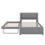 Lit plateforme double avec lit gigogne-107167760