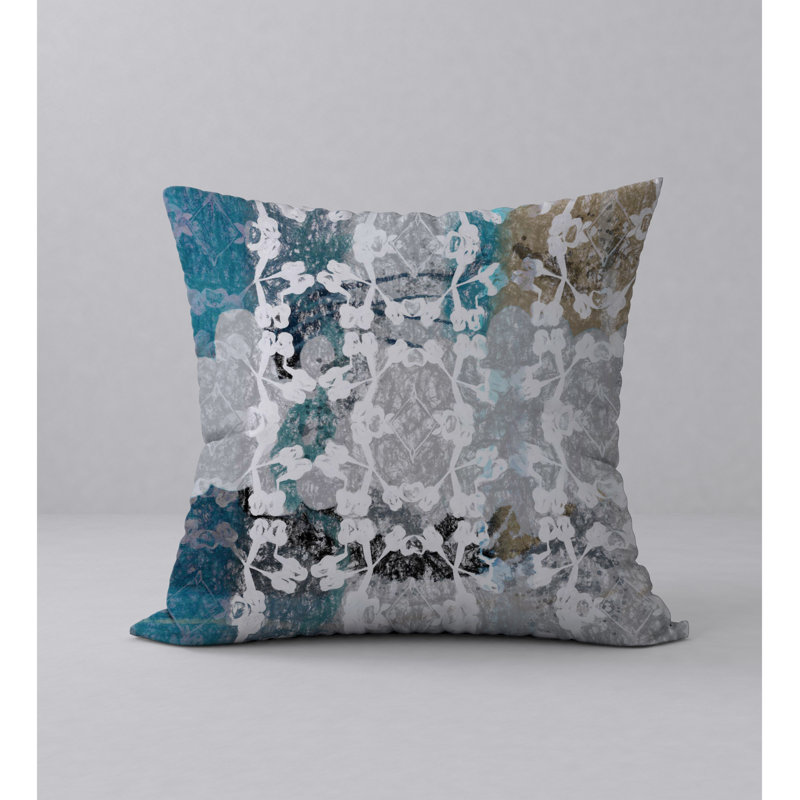 Housse de coussin carrée accrocheuse exceptionnelle, 18 po x 18 po