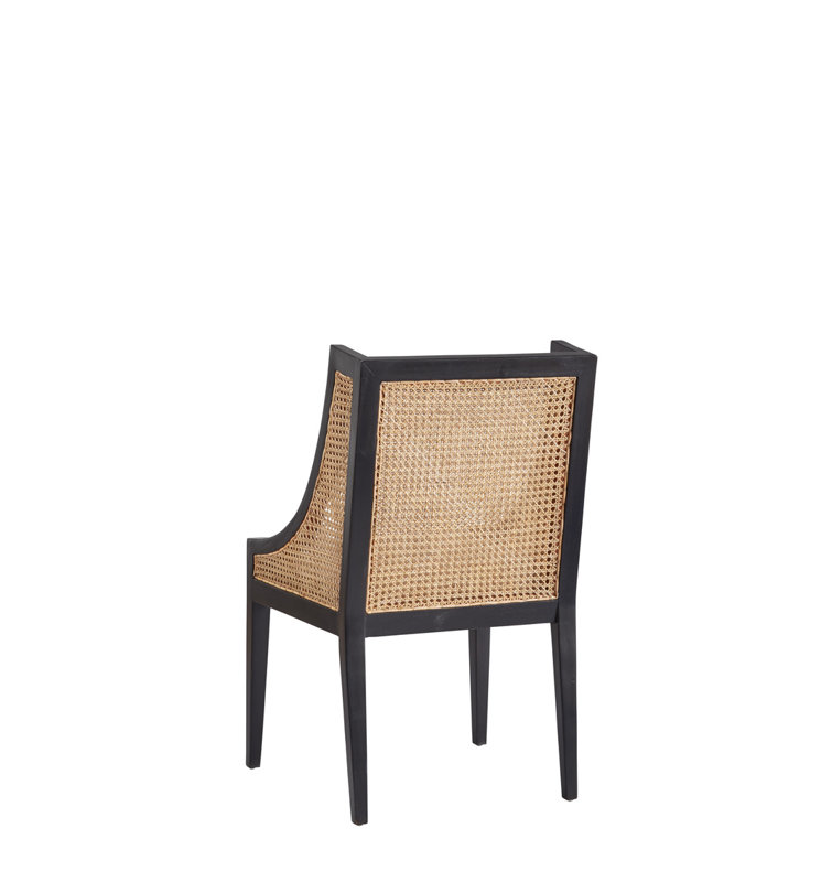 Loudoun Upholstered Arm Chair, Black