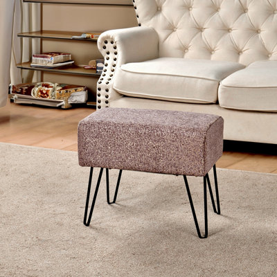 48.3cm Wide Rectangle Abstract Standard Ottoman