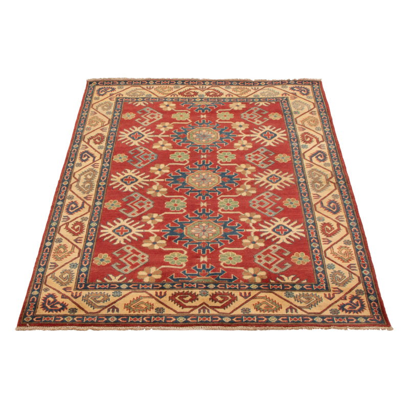 Tapis rouge foncé Finest Ghazni 5 pi 0 po x 6 pi 8 po