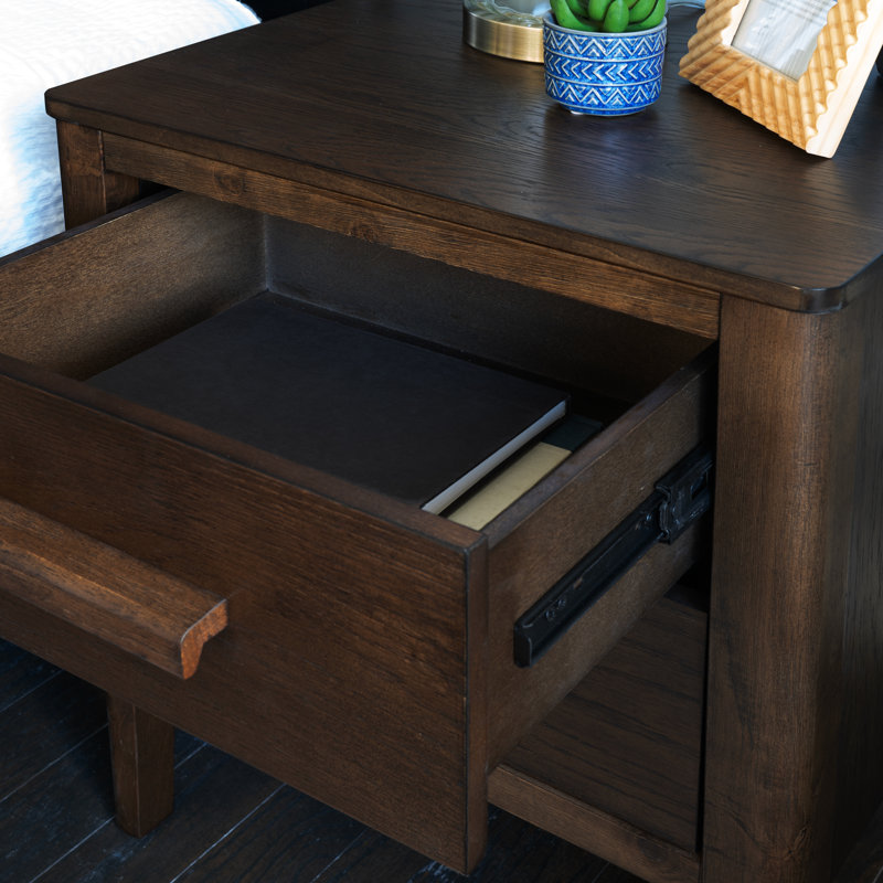 Table de chevet 20 po Godina, Brun
