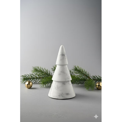 Montana White Marble Decorative Christmas Tree