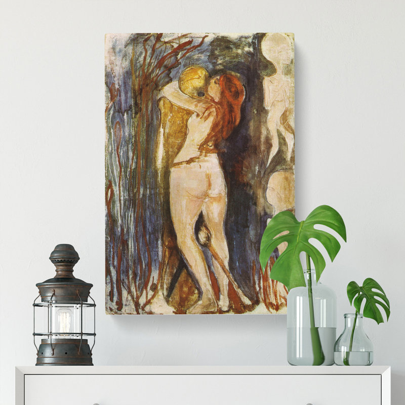 The Death And The Young Girl by Edvard Munch - Wrapped Canvas, 50cm H x 35cm W x 3cm D