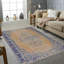 Tapis à motif géométrique abstrait à motif géométrique non tissé doux parfait pour la décoration moderne-114329976