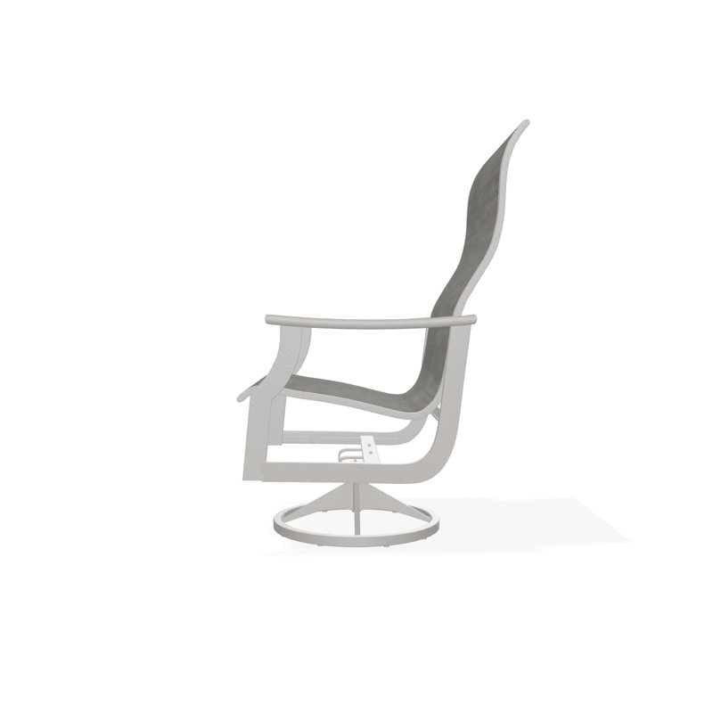 St. Catherine Polymer Outdoor Lounge Chair, Warm Gray, Sicily