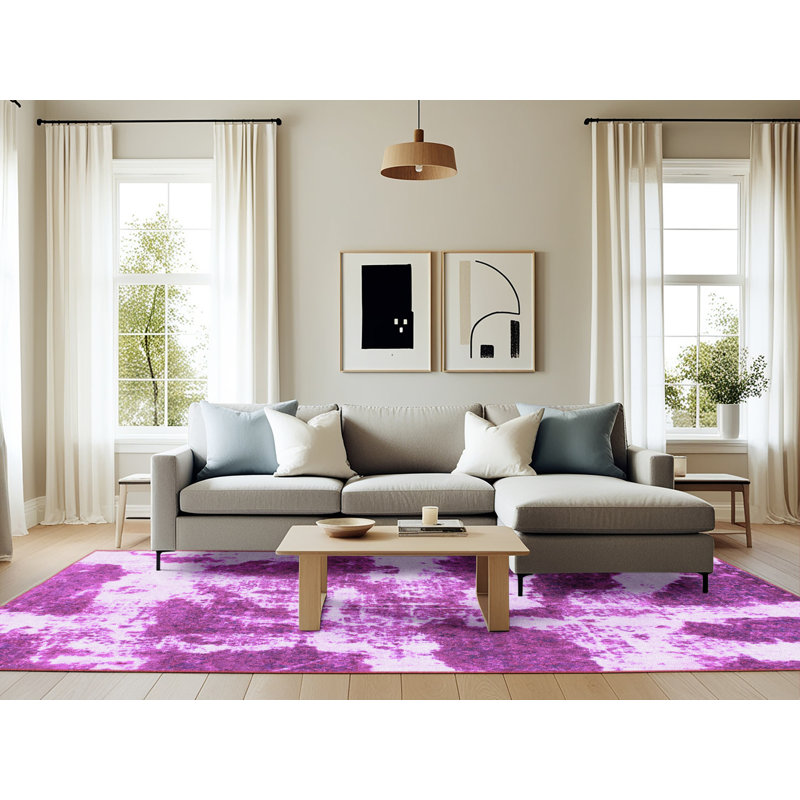 Tapis mauve Danut, Rectangle 6 pi x 9 pi