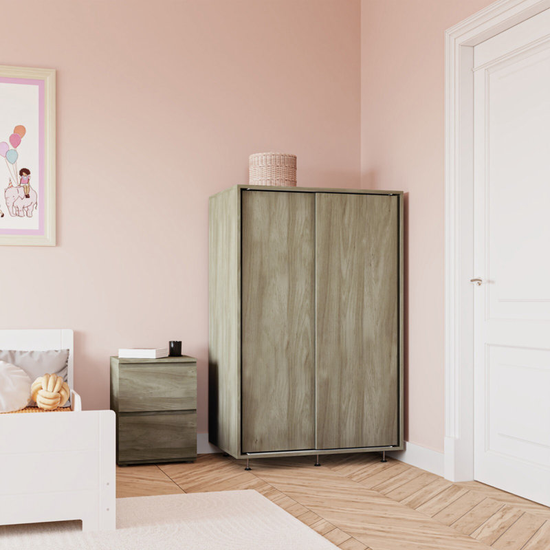 Engineered Wood Wardrobe, Oak