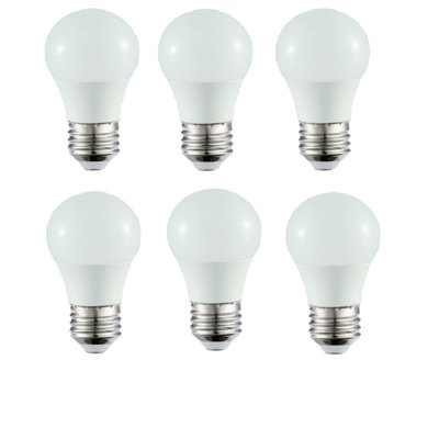 Paquet de 6, DEL, intensité variable, homologué UL, ampoule A15, blanc chaud 2700 K