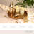 Hammered Barware Set in Gold