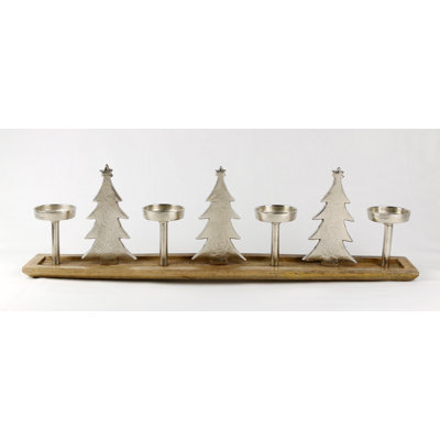 Aluminum Fireplace Candelabra