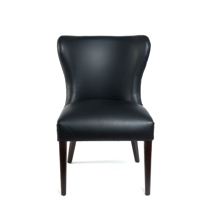 Brooke Upholstered Dining Chair, Black