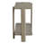 Ariah Solid Wood,bottom shelf and Natural finishConsole Table