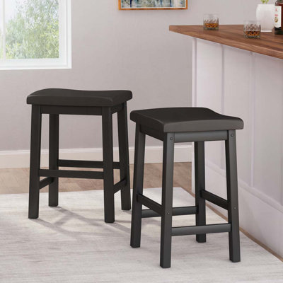 Tabouret en bois sans dossier 24 po