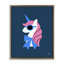 Élégante licorne sur lunettes de soleil encadrée par Jessica Beck-78356589-74364654