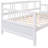 Modern Solid Wood Daybed, Multifunctional, Twin Size, White