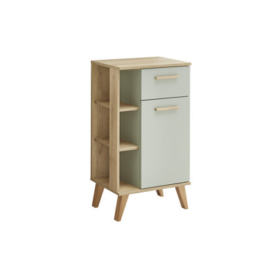 50.5cm W x 89.5cm H x 33cm D Freestanding Bathroom Cabinet
