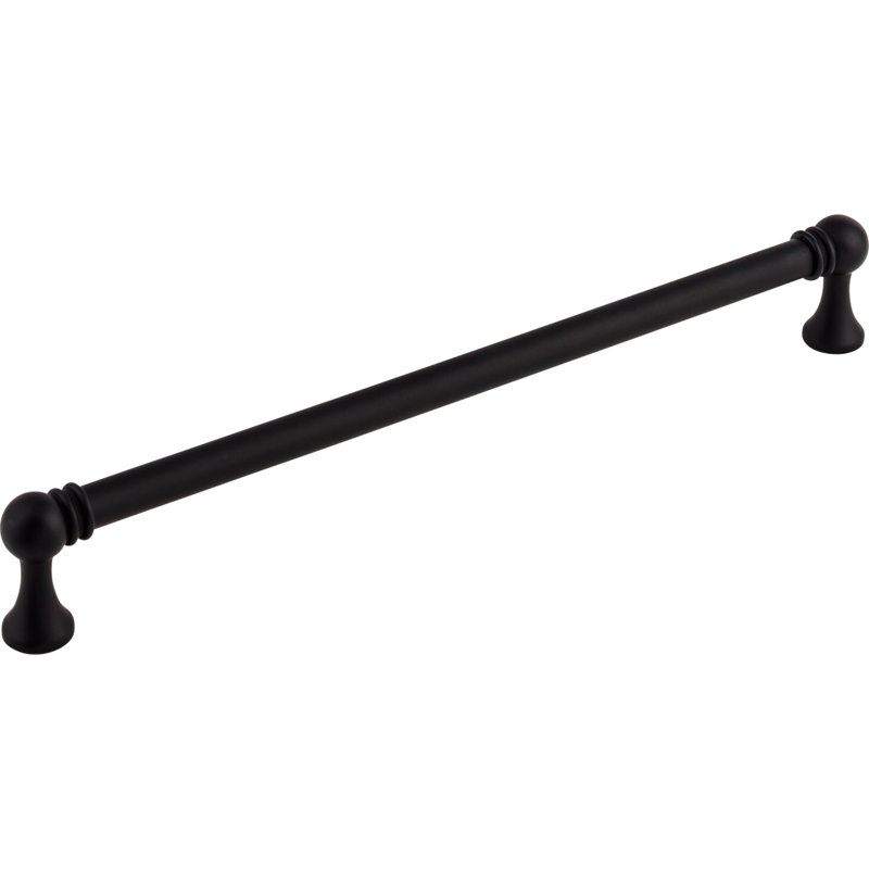 Kara Bar pull, Flat Black, 8 13/16"