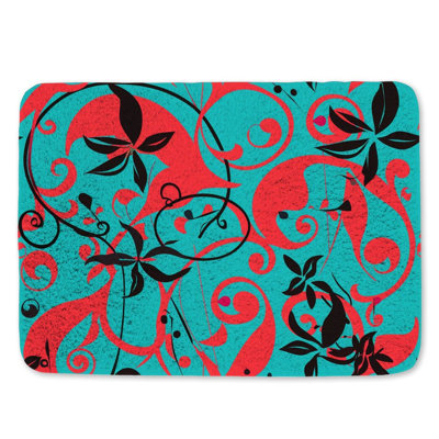 Motif floral pour salle de bain