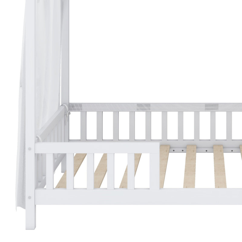 Lit sur pied Montessori, Lit simple, Blanc