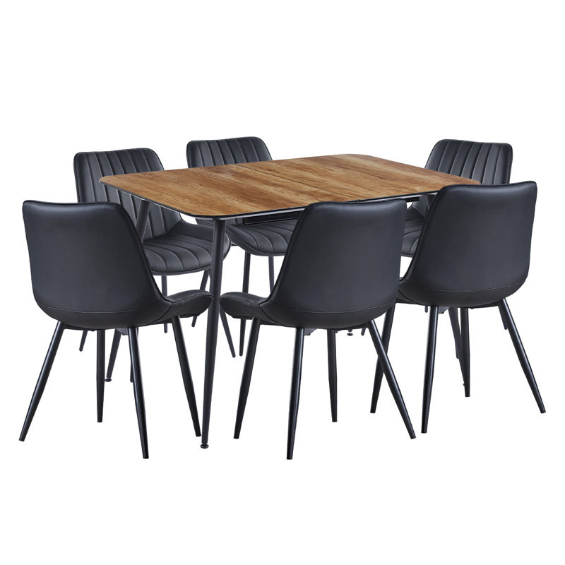 Mose 6 - Person Extendable Dining Set