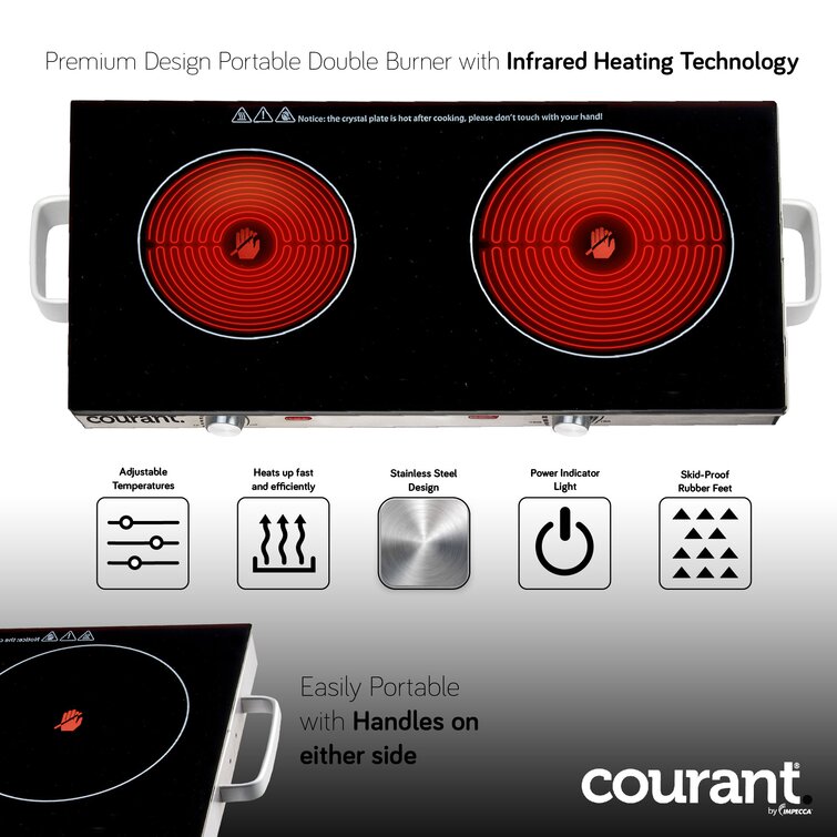 Brentwood 1440 Watt Electric Double Hot Plate