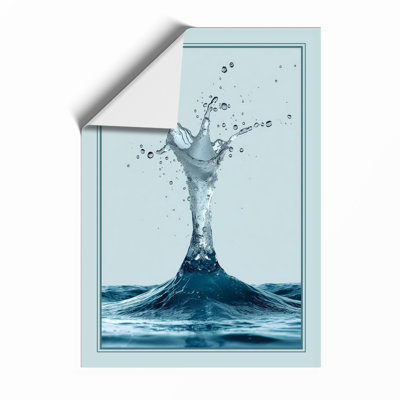 Water Splash Moment Modern - Print