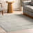 Lavender Geometric Fringe Area Rug-1435406475